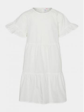 Vero Moda Girl Сукня 10287423 Білий Regular Fit Vero Moda Girl Сукня 10287423 Білий Regular Fit