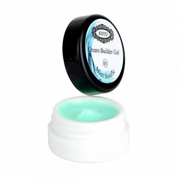 Строительный крем-гель для ногтей KOTO Cream Builder Gel 01 Mint Soufle, 5 мл Строительный крем-гель для ногтей KOTO Cream Builder Gel 01 Mint Soufle, 5 мл