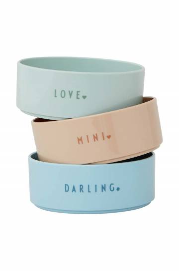 Набор мисок Design Letters Mini favourite bowl set 3 шт Набор мисок Design Letters Mini favourite bowl set 3 шт