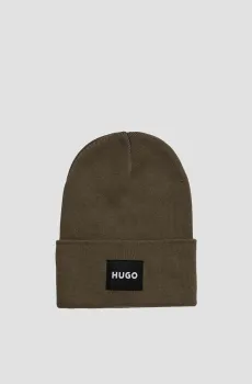 Мужская коричневая шапка Коричневый ONESIZE HUGO 50521527;257