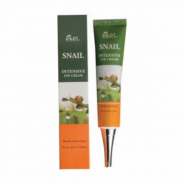 Крем для кожи вокруг глаз Ekel Snail Intensive Eye Cream с муцином улитки, 40 мл Крем для кожи вокруг глаз Ekel Snail Intensive Eye Cream с муцином улитки, 40 мл