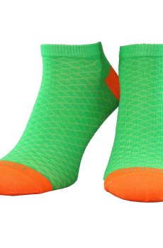 Носки женские Duna 3365 короткие, зеленые, размер 21-23