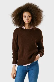 Женский коричневый джемпер CECIL CREW Коричневый S Pepe Jeans PL7000031