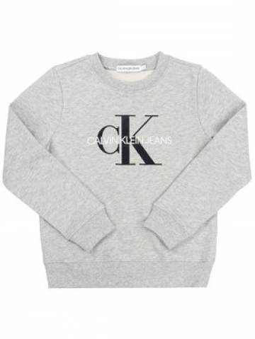 Calvin Klein Jeans Світшот Monogram Logo IU0IU00069 Сірий Regular Fit Calvin Klein Jeans Світшот Monogram Logo IU0IU00069 Сірий Regular Fit