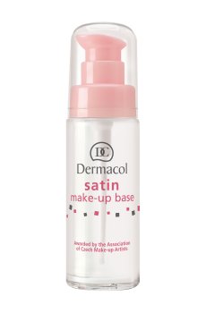 База под макияж Dermacol Make-Up Base Satin матирующая с выравнивающим эффектом  (помпа), 30г