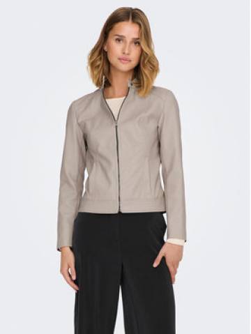JDY Куртка зі штучної шкіри Emily 15241382 Бежевий Slim Fit JDY Куртка зі штучної шкіри Emily 15241382 Бежевий Slim Fit
