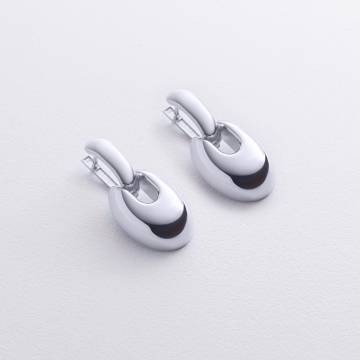 Серьги "Melaine" в белом золоте с09153 Серьги "Melaine" в белом золоте с09153
