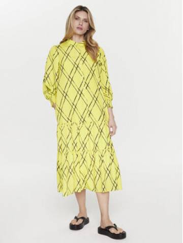 Silvian Heach Повсякденна сукня GPP23374VE Жовтий Regular Fit Silvian Heach Повсякденна сукня GPP23374VE Жовтий Regular Fit