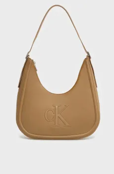 Женская бежевая сумка BOLD CK CRESCENT Бежевый ONESIZE Calvin Klein LV04F3427G