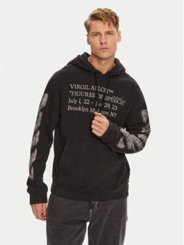 Off-White Світшот OMBB034G22FLE0011061 Чорний Regular Fit Off-White Світшот OMBB034G22FLE0011061 Чорний Regular Fit