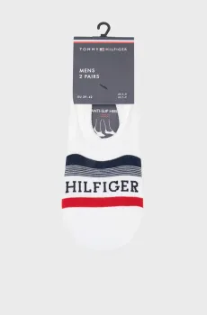 Мужские белые следы (2 пары) FOOTIE TAB Белый 39-42 Tommy Hilfiger 701232938