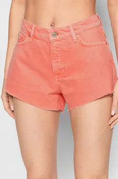 Женские коралловые джинсовые шорты Коралловый 24 Guess W2GD00.D4MO1;VECO
