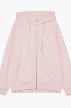 Cropp - Худі oversize - пастельний рожевий