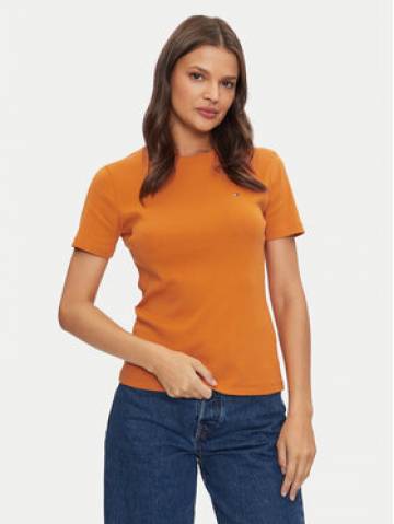 Tommy Hilfiger Футболка New Cody WW0WW40587 Оранжевий Slim Fit Tommy Hilfiger Футболка New Cody WW0WW40587 Оранжевий Slim Fit