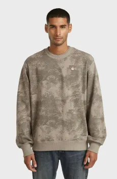 Мужской серый свитшот Aop Серый L G-Star RAW D29294,E209