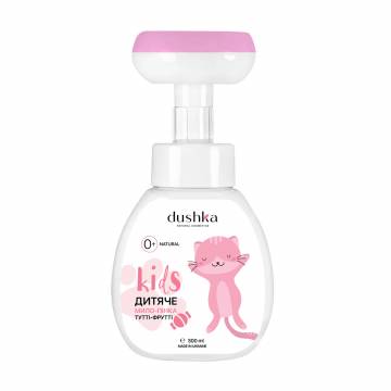 Детское мыло-пенка Dushka Kids Тутти-фрутти, с рождения, 300 мл Детское мыло-пенка Dushka Kids Тутти-фрутти, с рождения, 300 мл