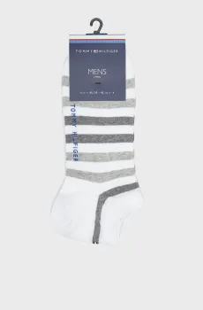 Мужские носки (2 пары) TH MEN DUO STRIPE SNEAKER 2P Разноцветный 39-42 Tommy Hilfiger 382000001