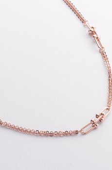 Колье "Фантазия" в красном золоте кол02659