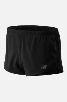 Мужские черные шорты Accelerate 3 inch Split Черный S New Balance MS93186BK