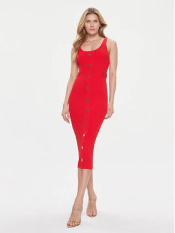 MICHAEL Michael Kors Трикотажна сукня MR4822C33D Червоний Slim Fit MICHAEL Michael Kors Трикотажна сукня MR4822C33D Червоний Slim Fit