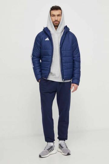 Спортивная куртка adidas Performance Tiro 24 цвет синий зимняя Спортивная куртка adidas Performance Tiro 24 цвет синий зимняя