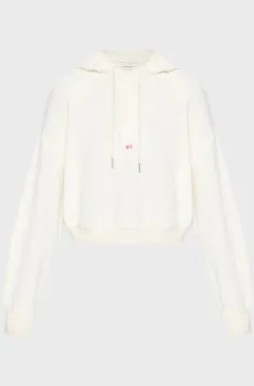 Женское белое худи A-TEXTURED Белый XS Calvin Klein Jeans LV047C915G