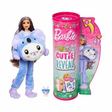 Кукла Barbie Cutie Reveal Чудесное комбо Кролик в костюме коалы, 29 см, от 3 лет (HRK26) Кукла Barbie Cutie Reveal Чудесное комбо Кролик в костюме коалы, 29 см, от 3 лет (HRK26)