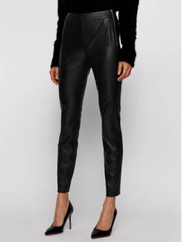 Boss Штани зі штучної шкіри C_Talegy 50437966 Чорний Slim Fit Boss Штани зі штучної шкіри C_Talegy 50437966 Чорний Slim Fit