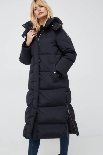 Пуховая куртка Woolrich женская цвет чёрный зимняя Пуховая куртка Woolrich женская цвет чёрный зимняя