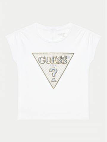 Guess Футболка K5GI12 K6YW4 Білий Boxy Fit Guess Футболка K5GI12 K6YW4 Білий Boxy Fit