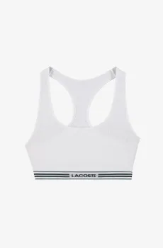Белый женский бюстгалтер Белый L Lacoste IF8179001
