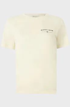 Женская желтая футболка GRAPHIC Желтый S Gant 4201380