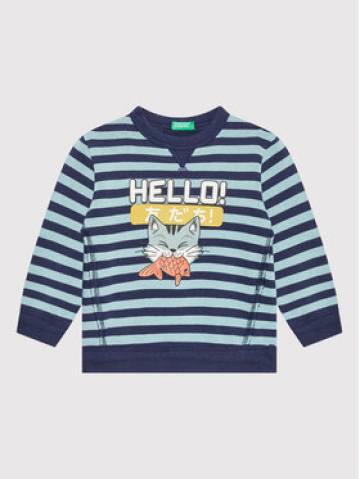United Colors Of Benetton Світшот 3FVJG103W Cиній Regular Fit United Colors Of Benetton Світшот 3FVJG103W Cиній Regular Fit