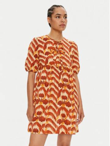 ViCOLO Літня сукня TB2447 Оранжевий Regular Fit ViCOLO Літня сукня TB2447 Оранжевий Regular Fit