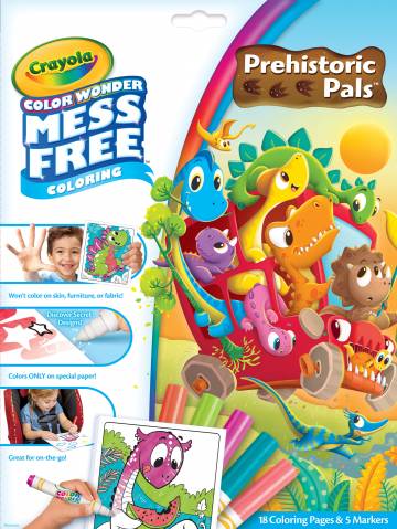 Розмальовка Crayola Color Wonder Динозаври (919068.018) Розмальовка Crayola Color Wonder Динозаври (919068.018)
