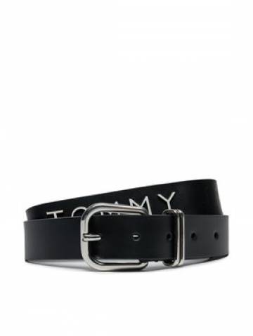 Tommy Jeans Жіночий ремінь Tjw Bold Leather 3.0 AW0AW16255 Чорний Tommy Jeans Жіночий ремінь Tjw Bold Leather 3.0 AW0AW16255 Чорний