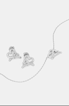 Колье и серьги Guess LOVE BITES