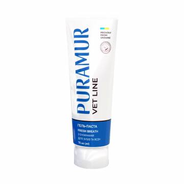 Зубная гель-паста для собак и кошек Puramur Fresh Breath с энзимами, 75 мл Зубная гель-паста для собак и кошек Puramur Fresh Breath с энзимами, 75 мл