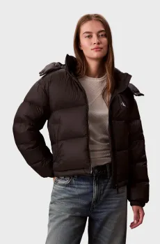 Женский черный пуховик ESSENTIAL Черный XS Calvin Klein Jeans LV047D501G