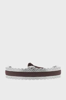 Женский коричневый браслет 4 мм Коричневый ONESIZE Les Interchangeables A53211