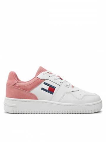 Tommy Jeans Снікерcи Tjw Retro Basket Mix Media EN0EN02653 Рожевий Tommy Jeans Снікерcи Tjw Retro Basket Mix Media EN0EN02653 Рожевий