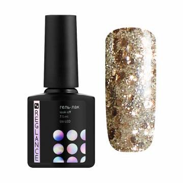 Гель-лак для ногтей Reglance Gel Polish 094 Золотой с блестками, 7.5 мл Гель-лак для ногтей Reglance Gel Polish 094 Золотой с блестками, 7.5 мл