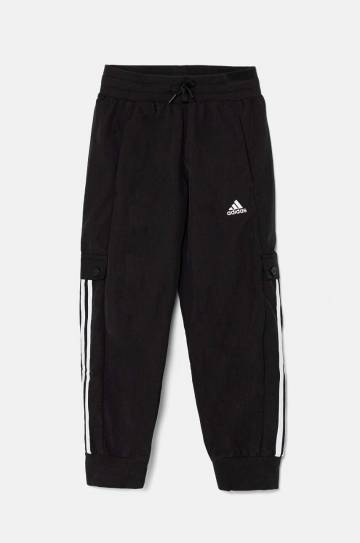 Детские спортивные штаны adidas JGAM PANT цвет чёрный с аппликацией IV7046