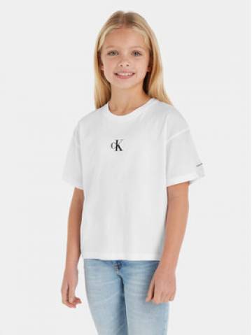 Calvin Klein Jeans Футболка IG0IG02136 Білий Boxy Fit Calvin Klein Jeans Футболка IG0IG02136 Білий Boxy Fit