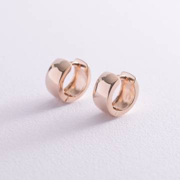 Серьги - кольца в красном золоте с06961 Серьги - кольца в красном золоте с06961