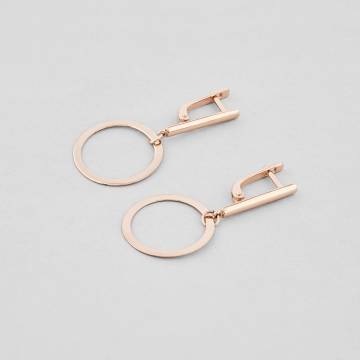 Золотые серьги Minimal с114-ч Золотые серьги Minimal с114-ч