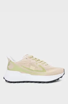 Женские бежевые кроссовки SPORTY KNIT RUNNER Бежевый 36 Tommy Jeans EN0EN02962