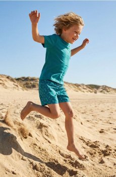 Плавки - синьо-зелений