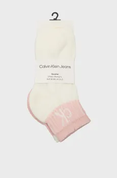 Женские носки (2 пары) GLOSSY RIB Разноцветный 39-42 Calvin Klein 701230599