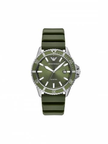 Emporio Armani Годинник World Explorer AR11638 Зелений Emporio Armani Годинник World Explorer AR11638 Зелений